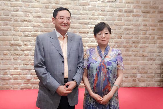 李小林会长与邓里主席合影