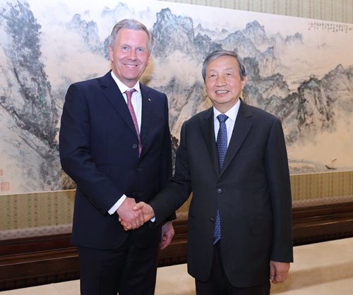 马凯副总理会见德国前总统武尔夫