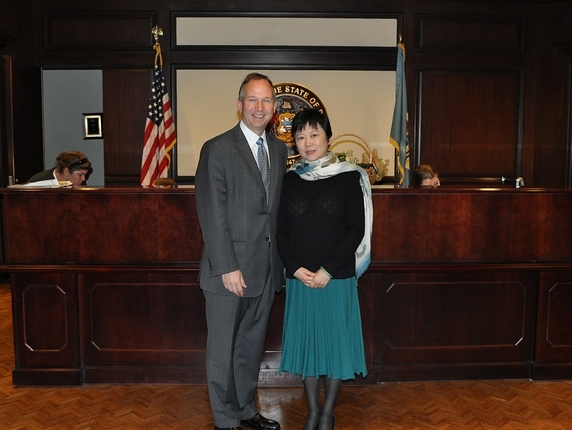 Meeting with the governor of Delaware