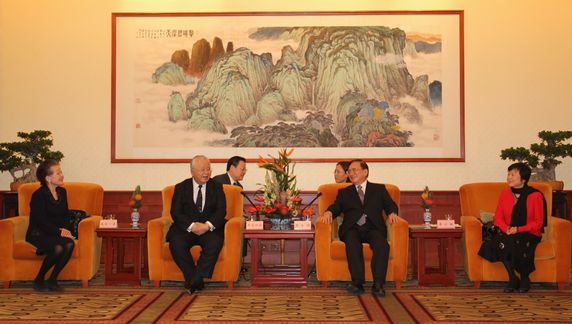 CJFA President Tang Jiaxuan and CPAFFC President Li Xiaolin Meet with Hiromasa Yonekura