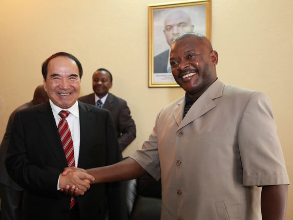 Meeting with Burundian President Pierre Nkurunziza